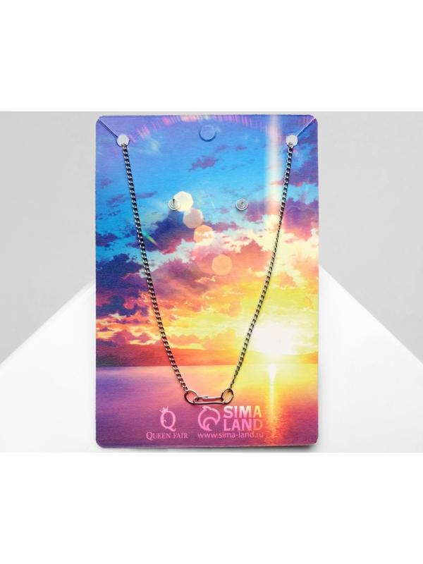 Гарнитур 2 предмета: серьги, кулон 