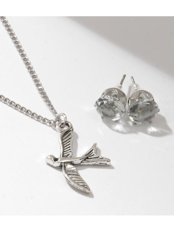 Гарнитур 2 предмета: серьги, кулон 