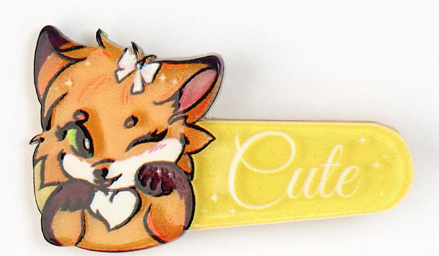 Заколка для волос Cute, 4.6 х 2.7 см
