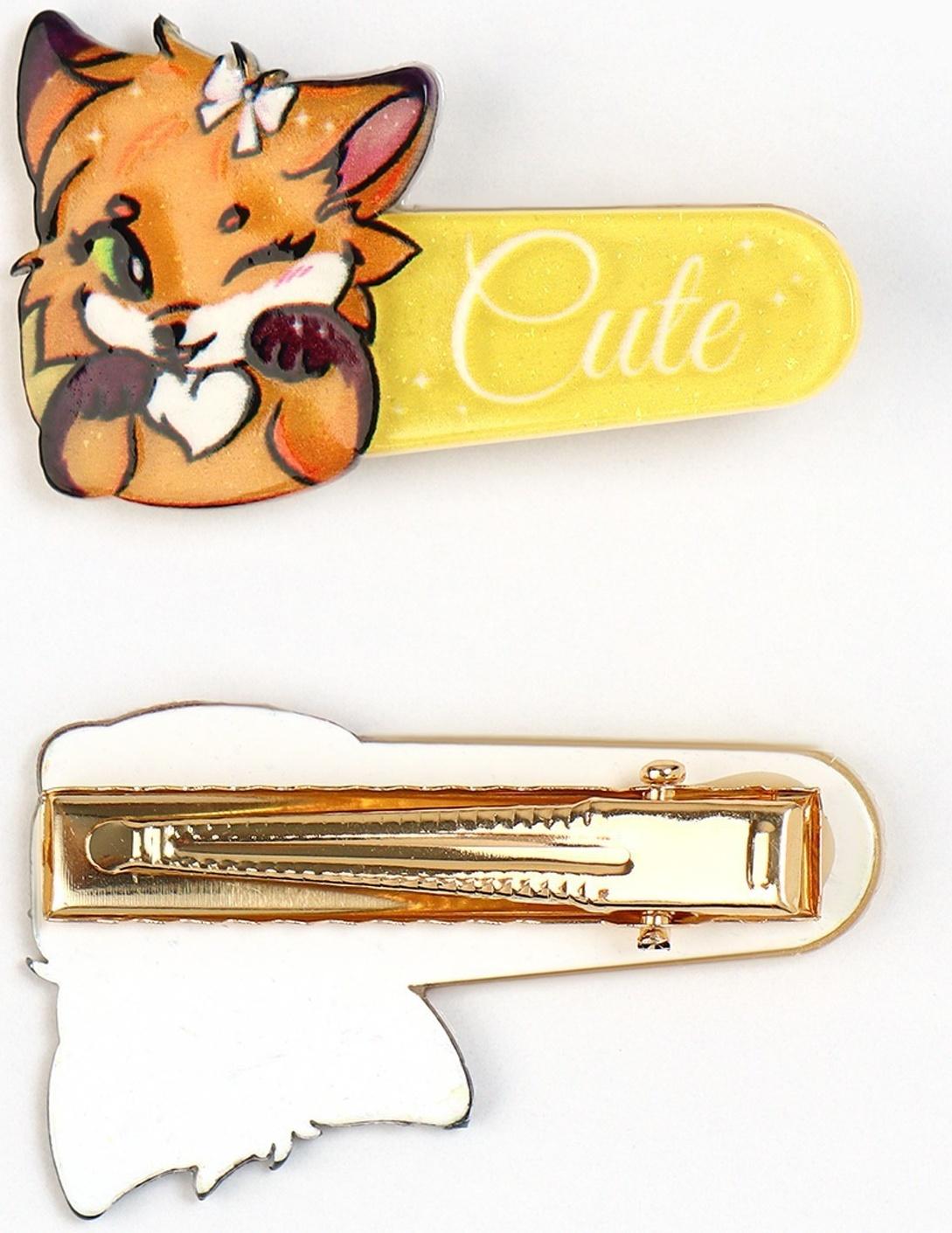 Заколка для волос Cute, 4.6 х 2.7 см