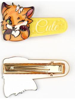 Заколка для волос Cute, 4.6 х 2.7 см