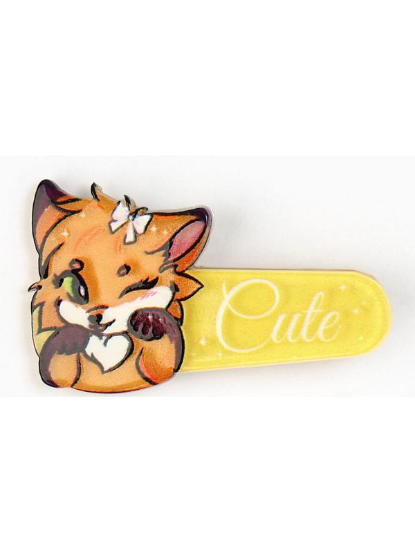 Заколка для волос Cute, 4.6 х 2.7 см