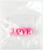 Заколка для волос LOVE, 4.5 х 1.5 см