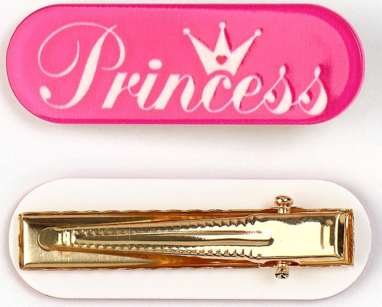 Заколка для волос Princess, 4.5 х 1.5 см