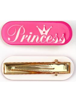 Заколка для волос Princess, 4.5 х 1.5 см
