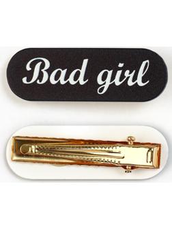 Заколка для волос Bad girl, 4.5 х 1.5 см
