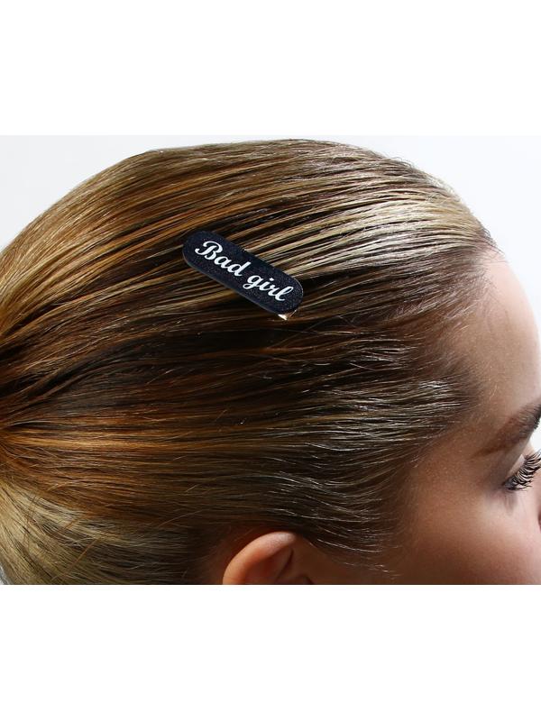 Заколка для волос Bad girl, 4.5 х 1.5 см