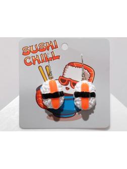 Серьги пластик 