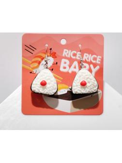 Серьги пластик 