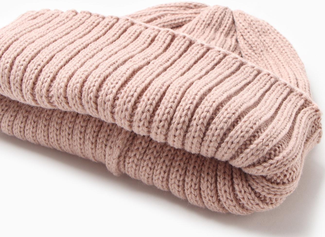 Шапка женская демисезонная А.Д010931, цвет пудра, р-р 52-56