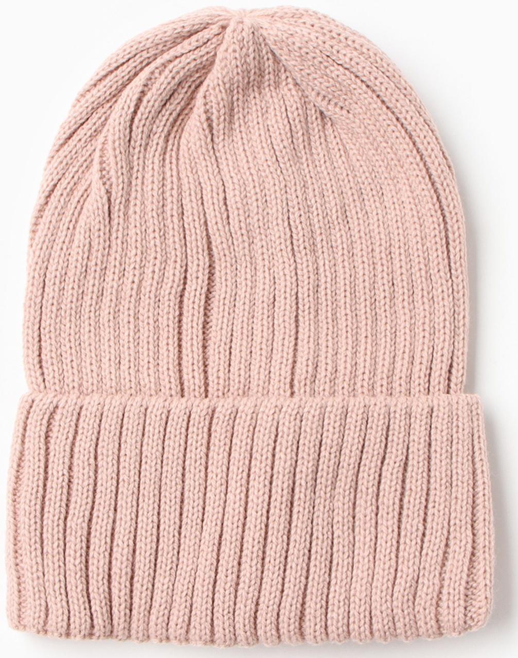 Шапка женская демисезонная А.Д010931, цвет пудра, р-р 52-56