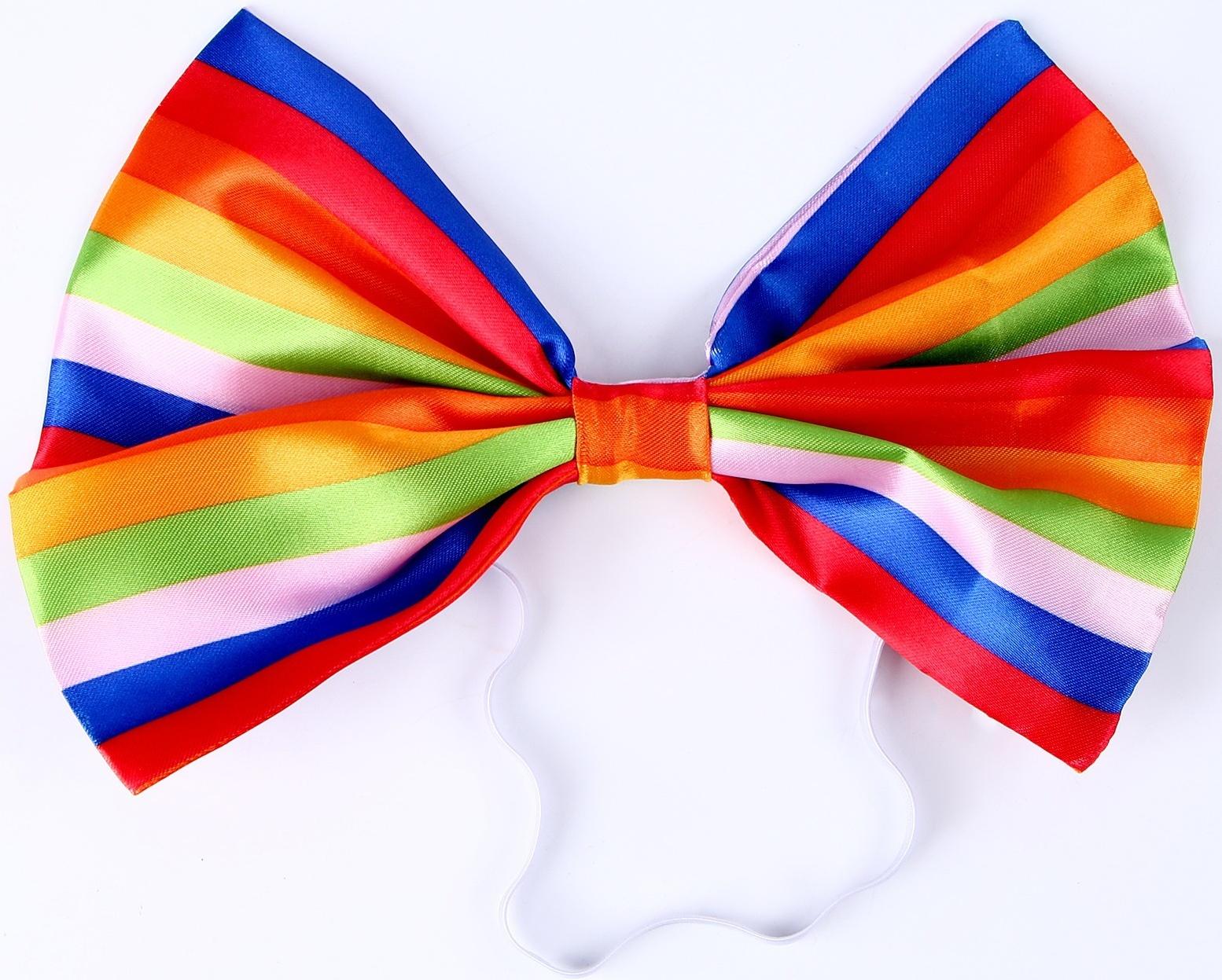Карнавальный бант на резинке, горизонтальные полоски