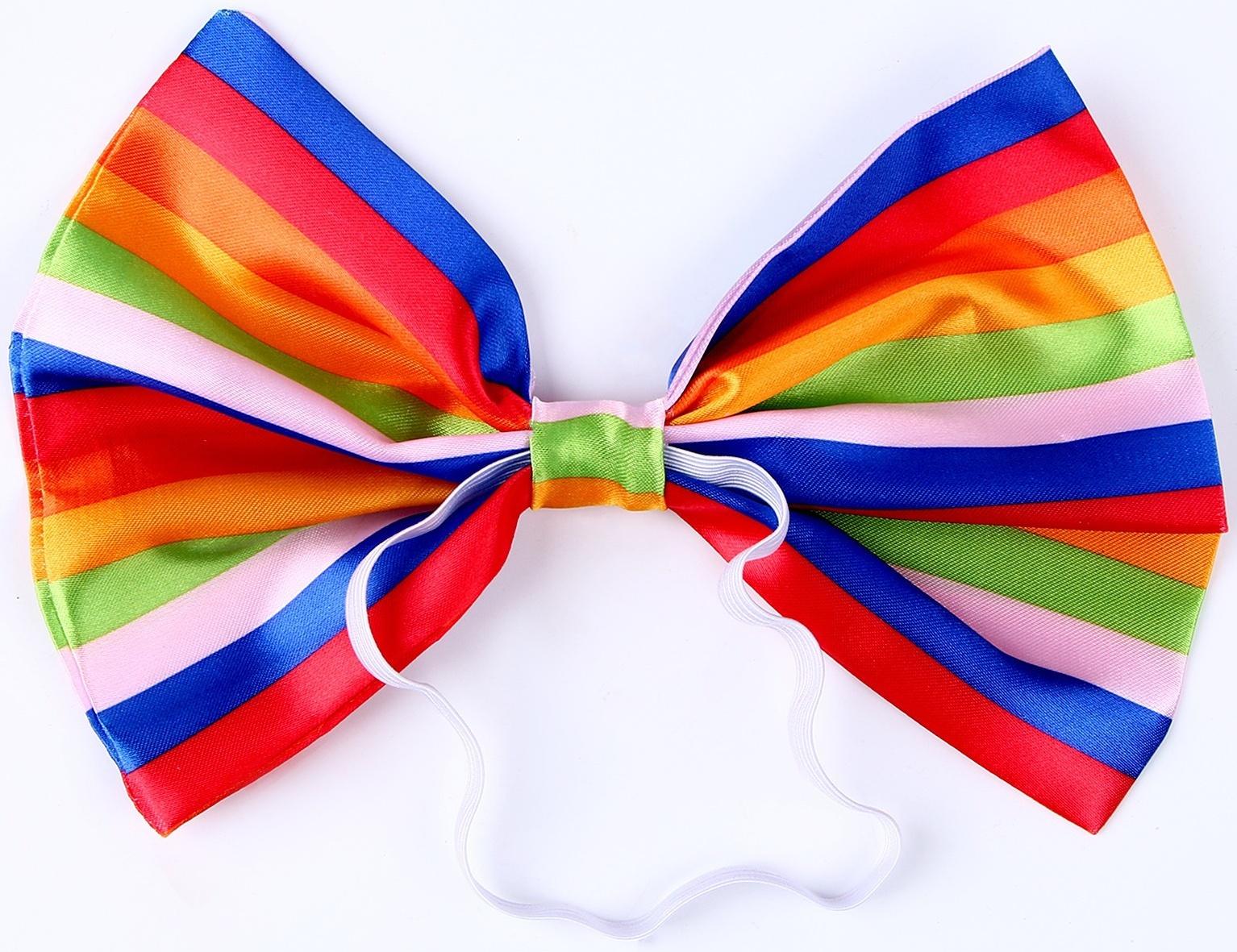Карнавальный бант на резинке, горизонтальные полоски