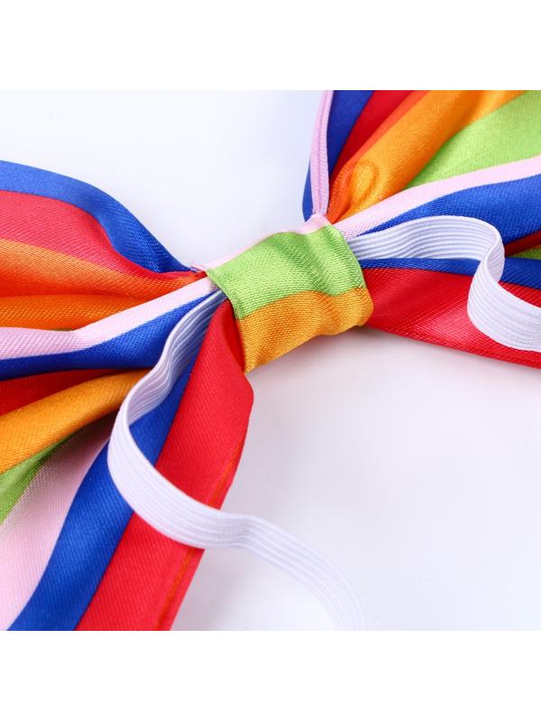 Карнавальный бант на резинке, горизонтальные полоски