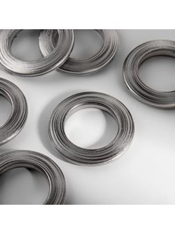 Люверсы для штор, d = 3,5 см, 10 шт, цвет серебряный