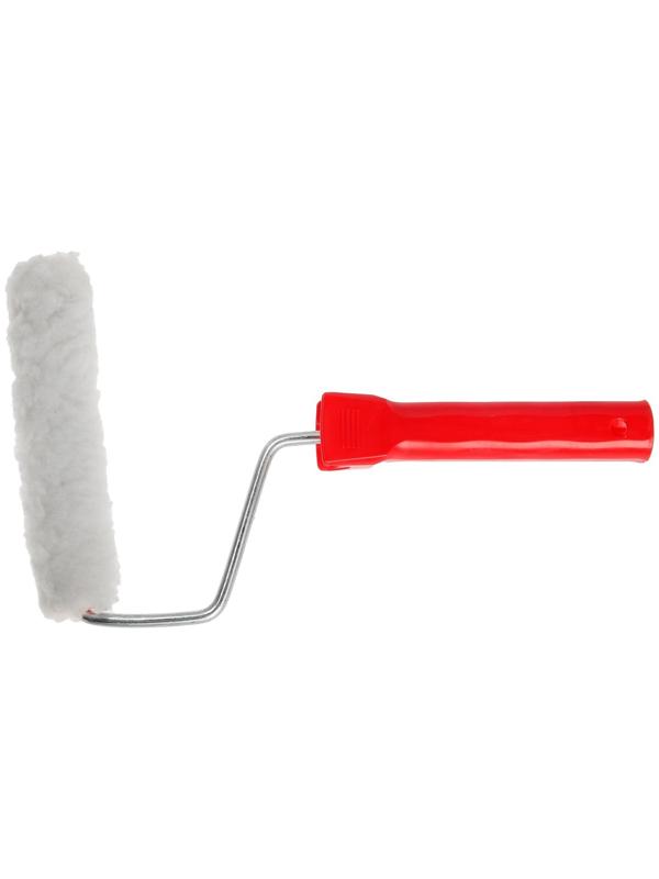 Мини-валик ЛОМ, натуральный мех, 150 мм, рукоятка d=6 мм, D=16 мм, ворс 16 мм