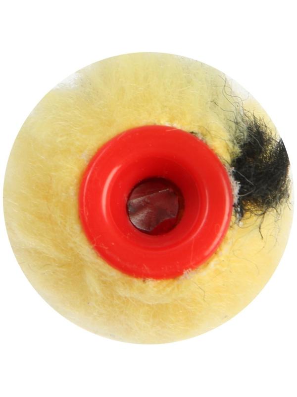 Мини-валик ЛОМ, полиэстер, 100 мм, рукоятка d=6 мм, D=16 мм, ворс 10 мм