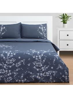 Постельное бельё Этель 1,5 сп Floral print, 143х215 см, 150х214 см, 50х70 см 2 шт, поплин