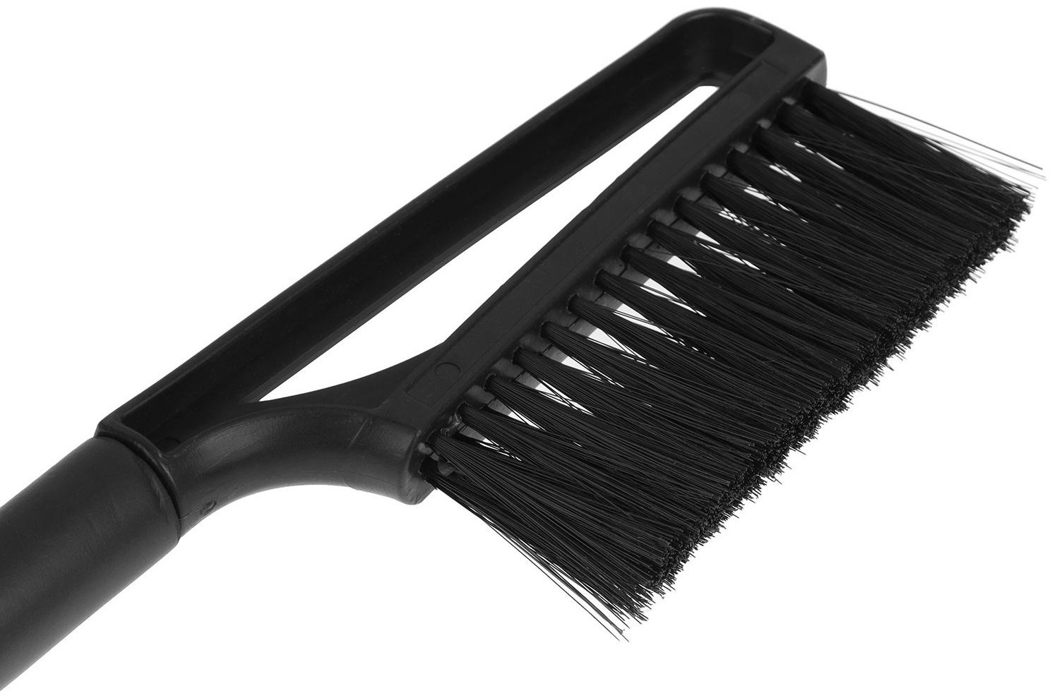 Щетка сметка, со скребком, Torso MG-011 автомобильная, мягкая ручка, 48 см, МИКС