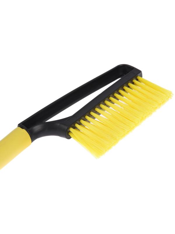 Щетка сметка, со скребком, Torso MG-011 автомобильная, мягкая ручка, 48 см, МИКС