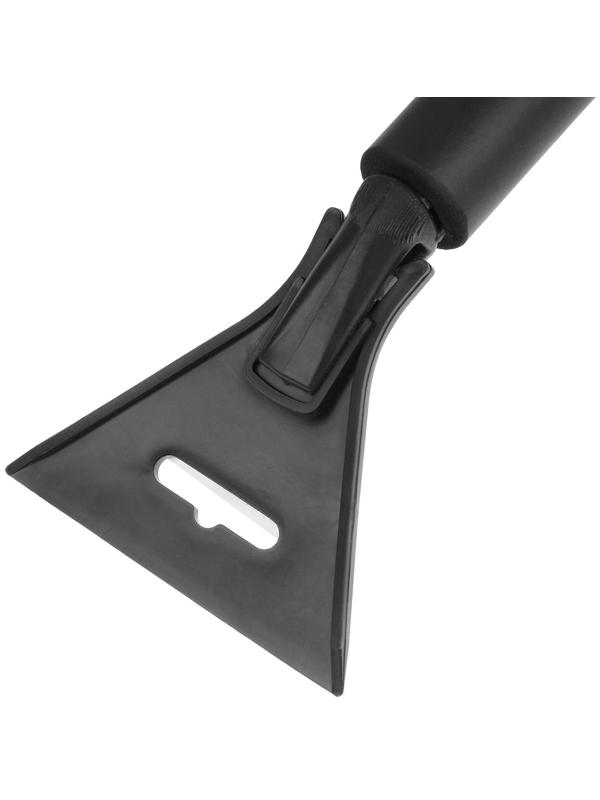 Щетка сметка, со скребком, Torso MG-011 автомобильная, мягкая ручка, 48 см, МИКС