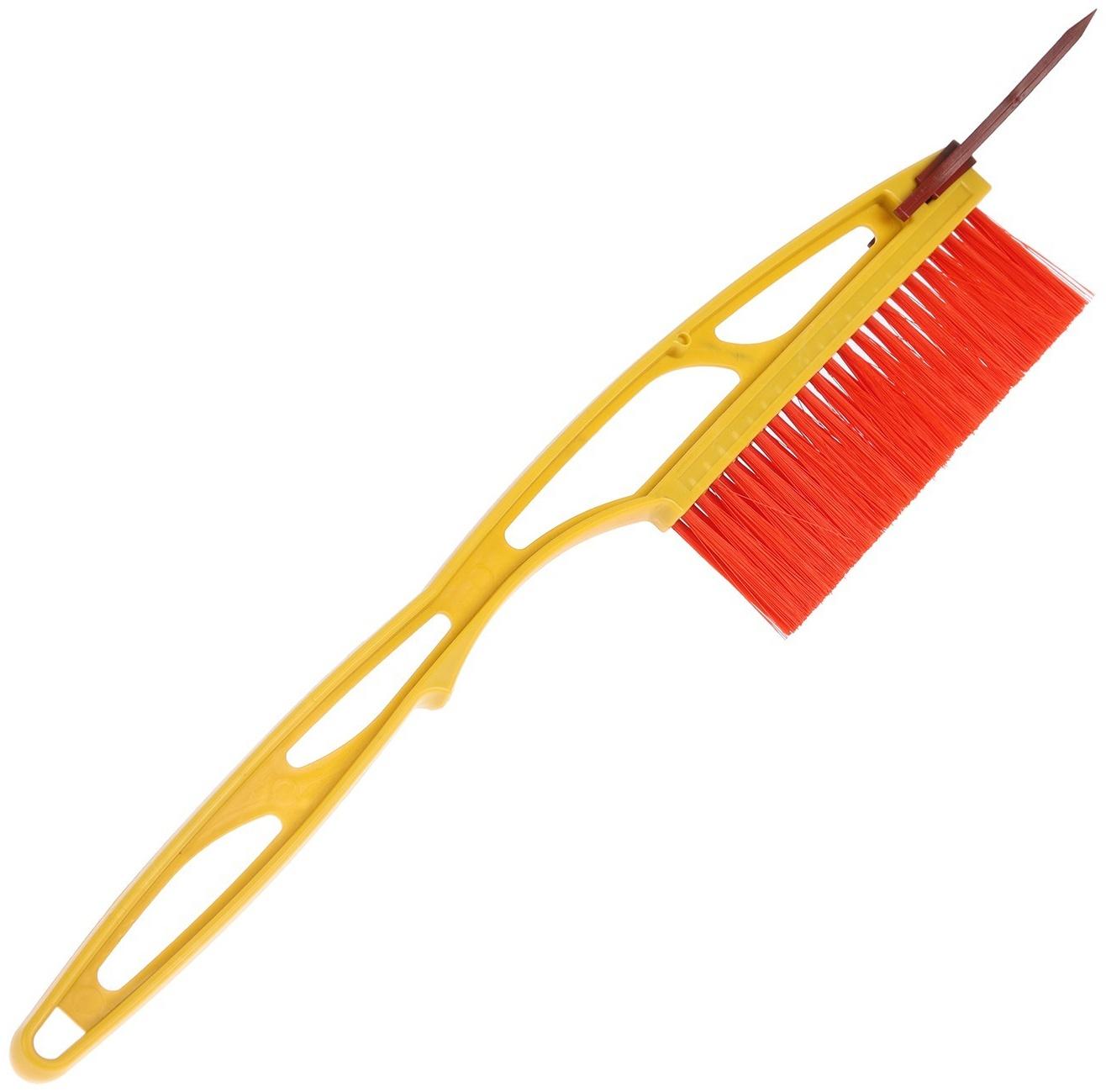 Щетка сметка, со скребком, MG-007, 50 см