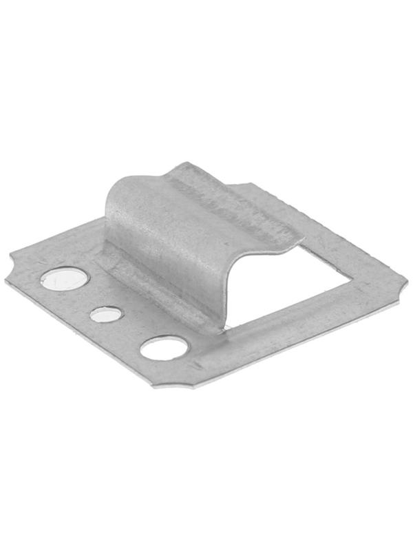 Кляймер ТУНДРА, №4, оцинкованный, с гвоздями, 100 шт