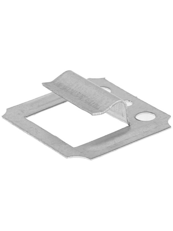 Кляймер ТУНДРА, №4, оцинкованный, с гвоздями, 100 шт