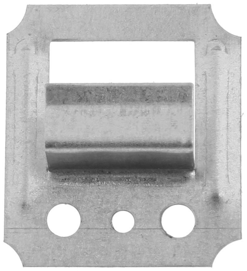 Кляймер ТУНДРА, №6, оцинкованный, с гвоздями, 80 шт