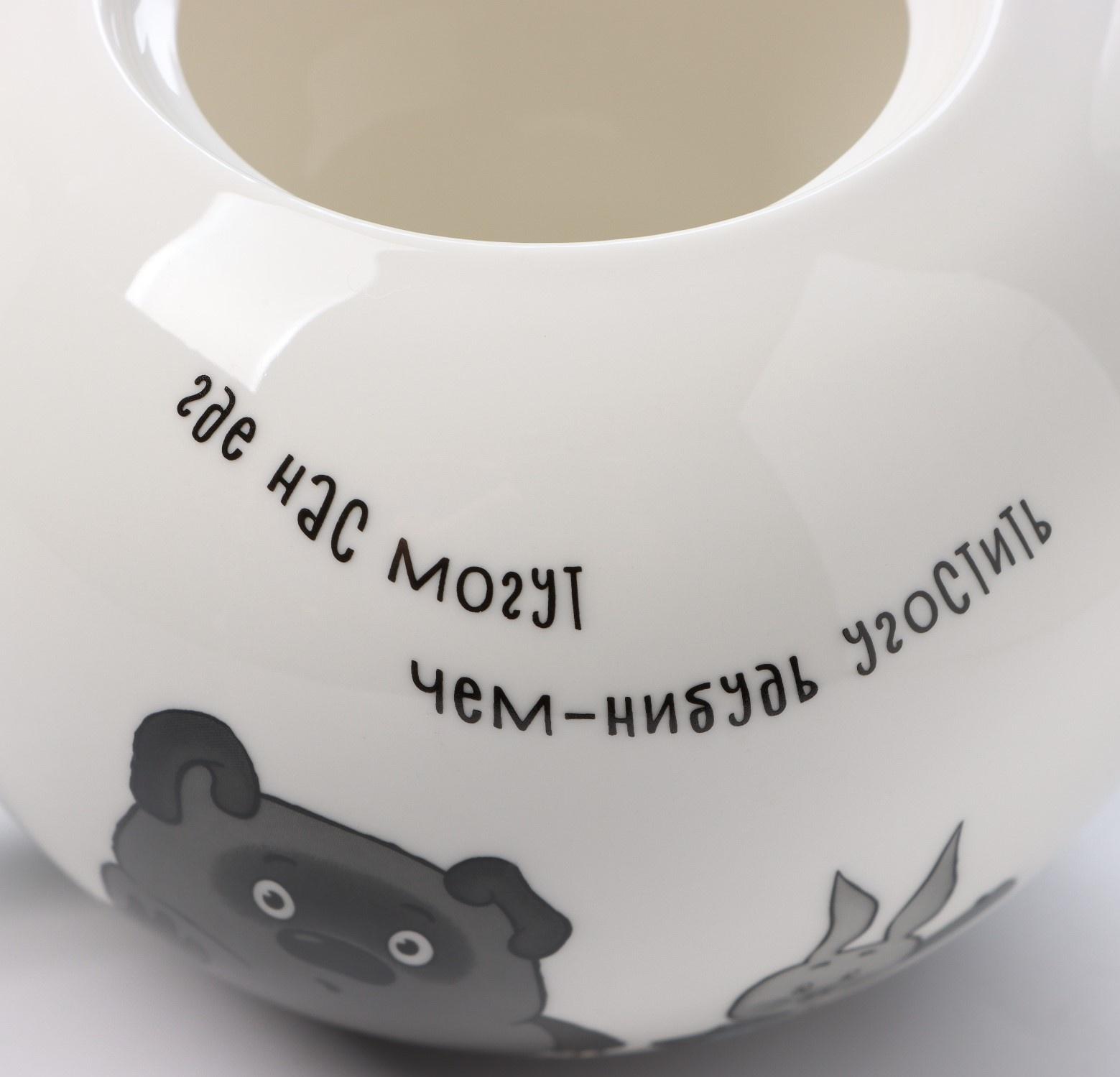 Чайник «Винни Пух», 1200 мл, фарфор