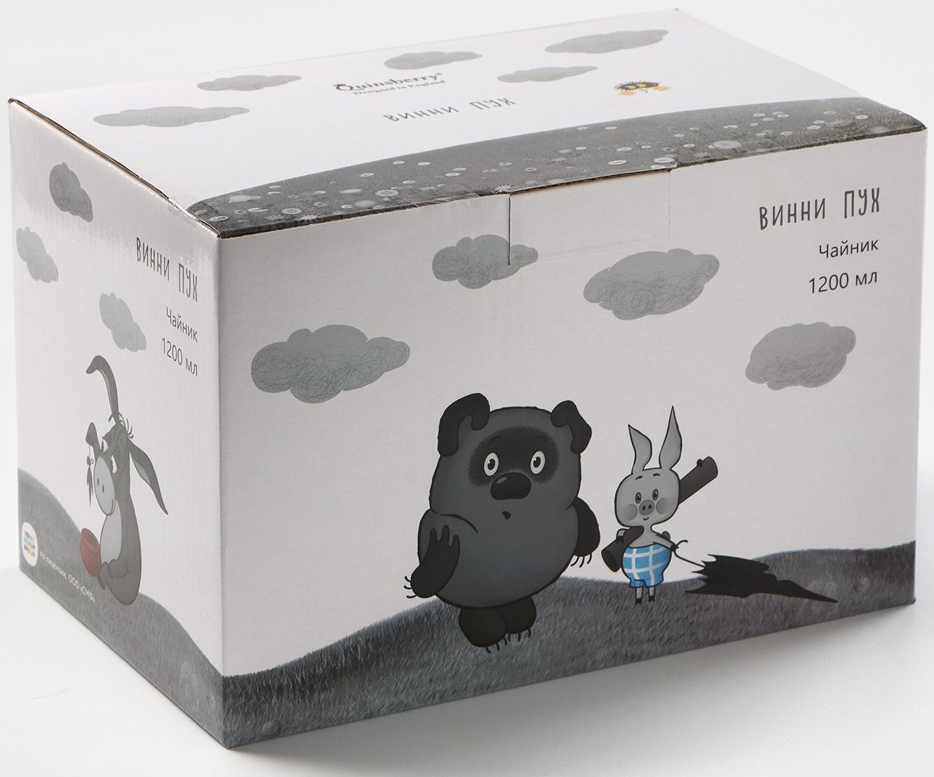 Чайник «Винни Пух», 1200 мл, фарфор