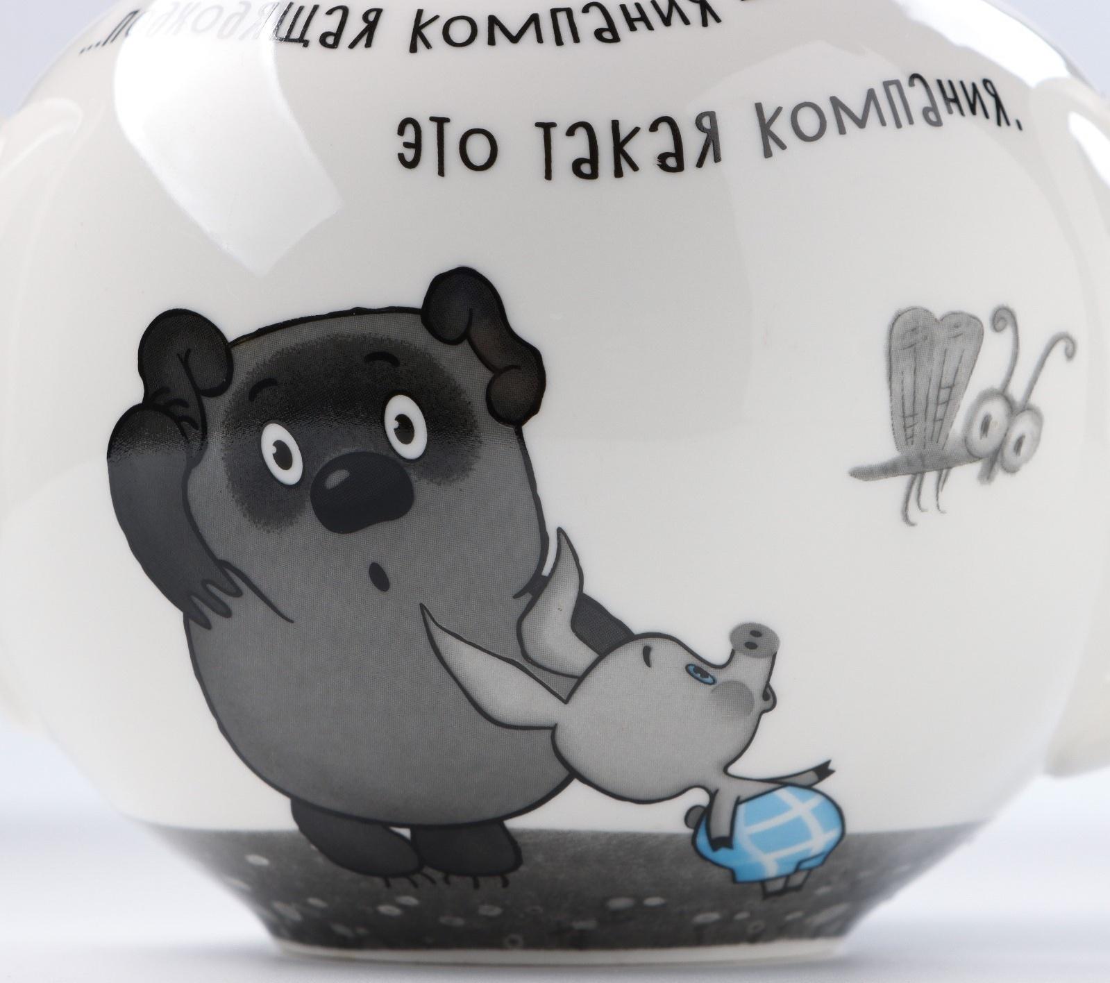 Чайник «Винни Пух», 1200 мл, фарфор