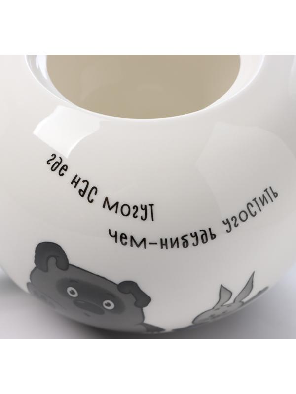 Чайник «Винни Пух», 1200 мл, фарфор