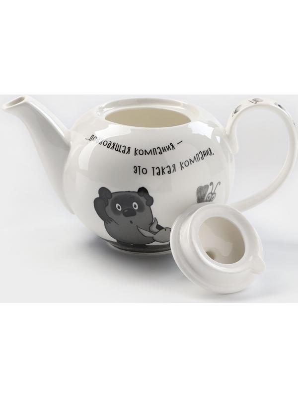Чайник «Винни Пух», 1200 мл, фарфор