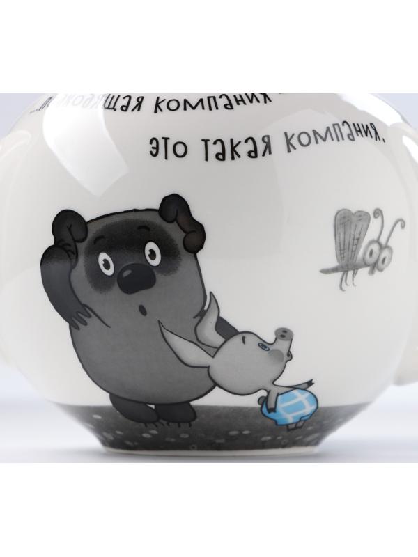 Чайник «Винни Пух», 1200 мл, фарфор