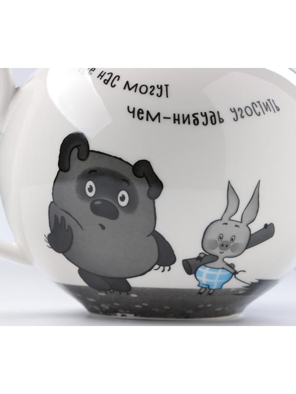 Чайник «Винни Пух», 1200 мл, фарфор