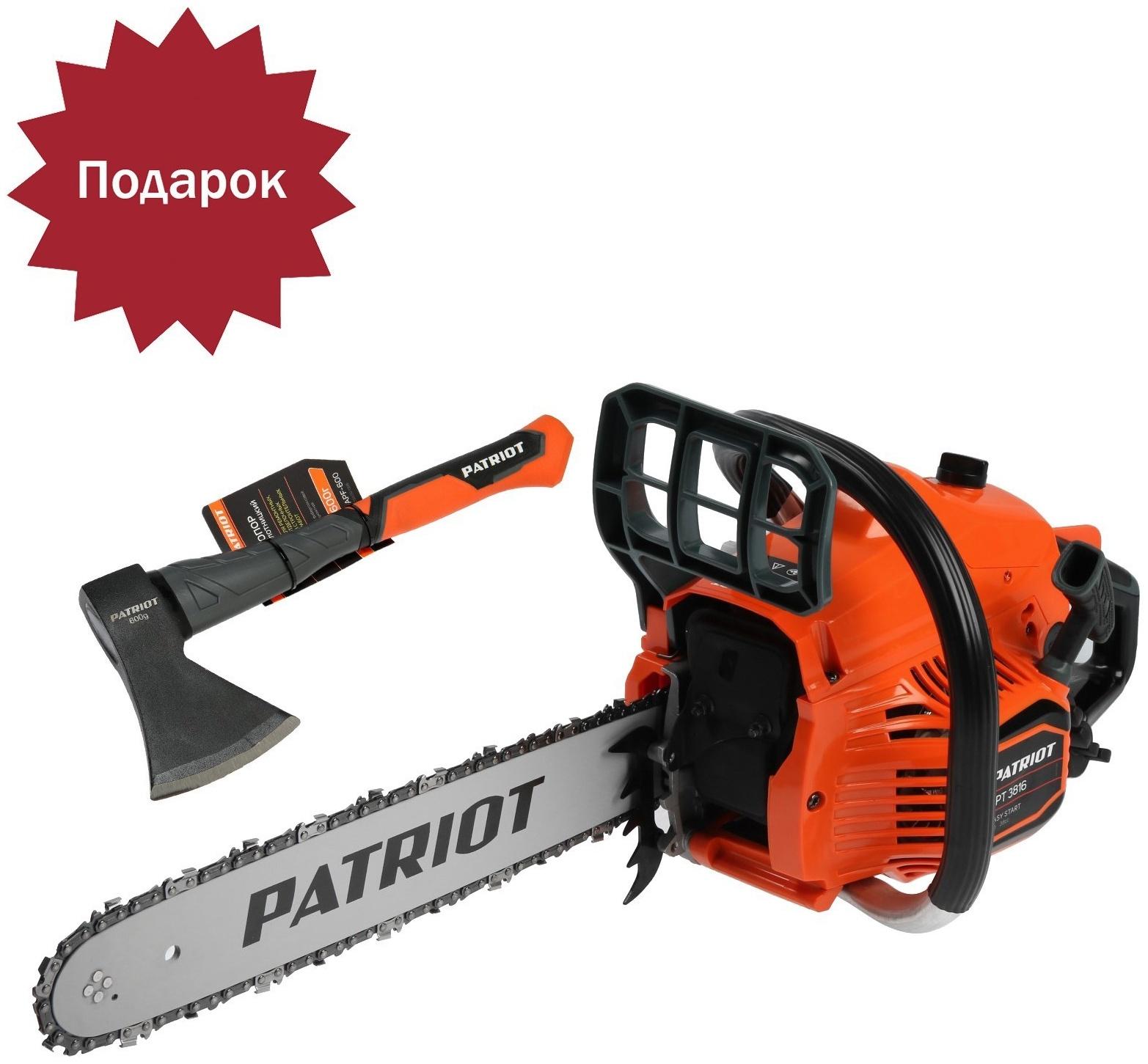 Бензопила PATRIOT PT 3816, 400 мм, 16