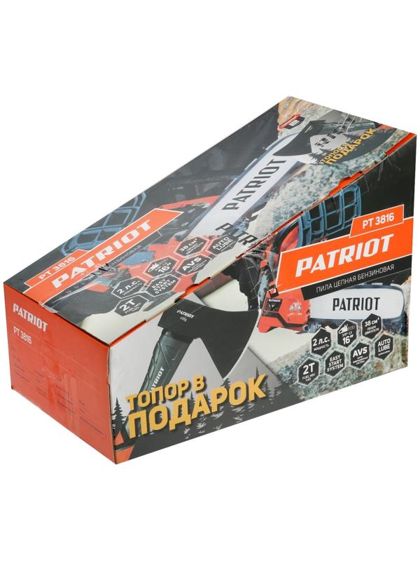 Бензопила PATRIOT PT 3816, 400 мм, 16