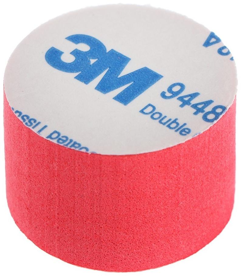 Накладка противоударная, d 2.5 см, красный, набор 6 штук