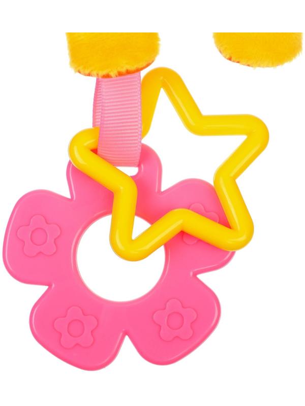 Подвеска мягконабивная «Хрустящий Жираф», с прорезывателем