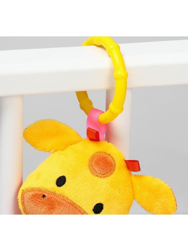 Подвеска мягконабивная «Хрустящий Жираф», с прорезывателем