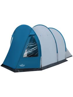 Палатка кемпинговая Maclay FAMILY TUNNEL 3, р. 180+200х210х170 см, 3-местная