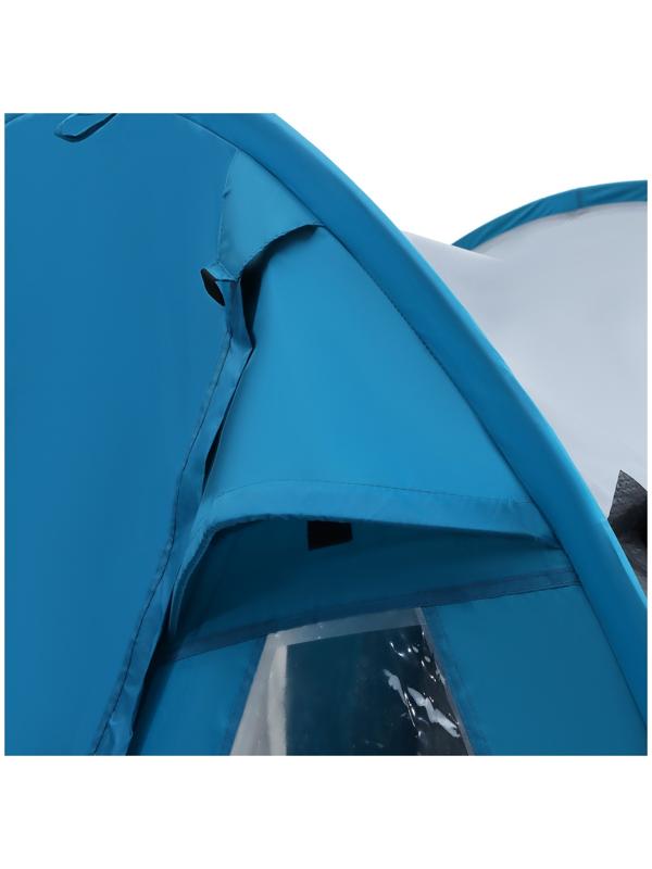 Палатка кемпинговая Maclay FAMILY TUNNEL 3, р. 180+200х210х170 см, 3-местная