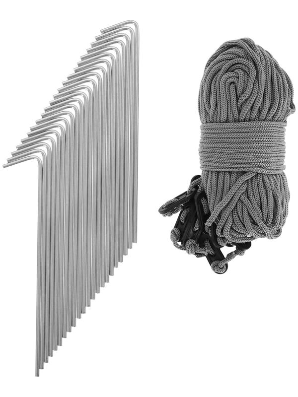 Палатка кемпинговая Maclay FAMILY TUNNEL 3, р. 180+200х210х170 см, 3-местная