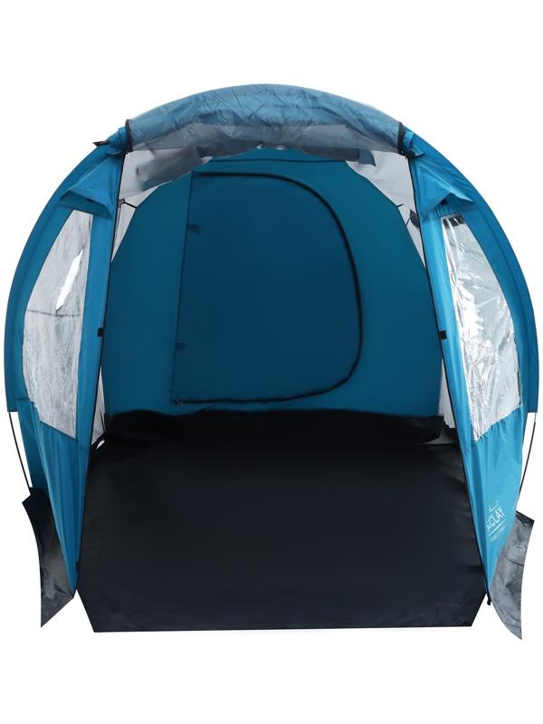 Палатка кемпинговая Maclay FAMILY TUNNEL 3, р. 180+200х210х170 см, 3-местная