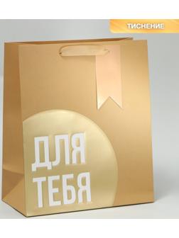 Пакет подарочный «Для тебя», ML 23 × 27 × 11.5 см