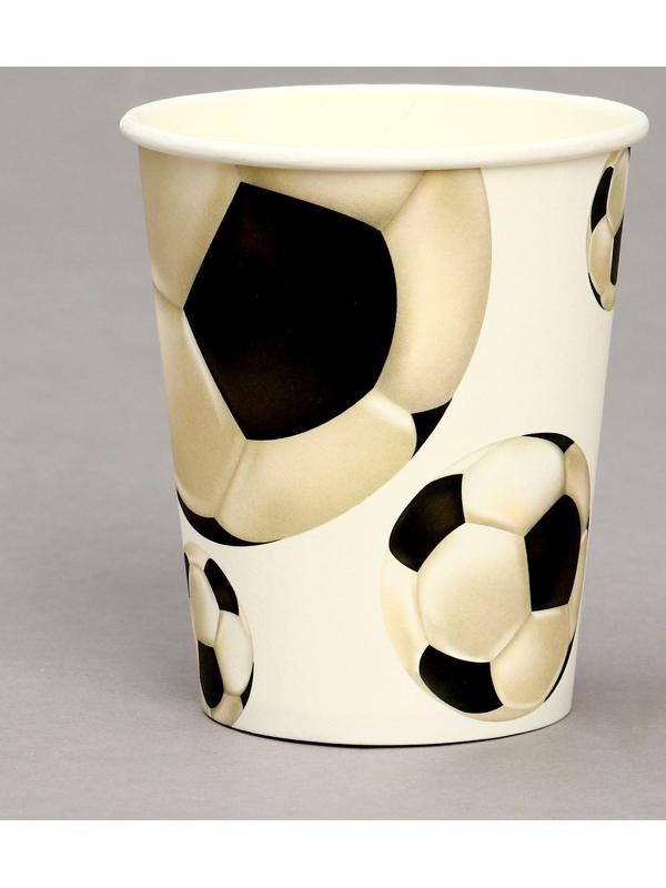 Стакан бумажный «Футбол», в наборе 6 шт.