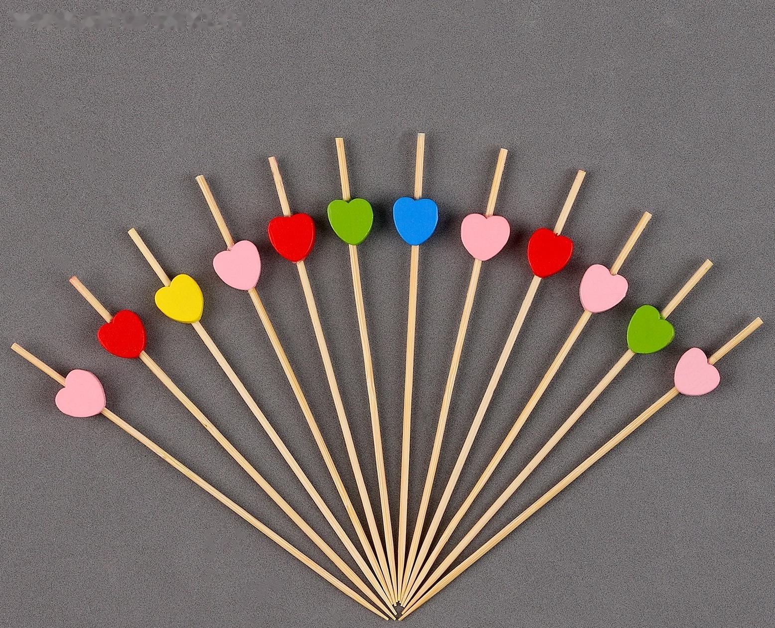 Шпажки «Сердца», в наборе 12 шт.