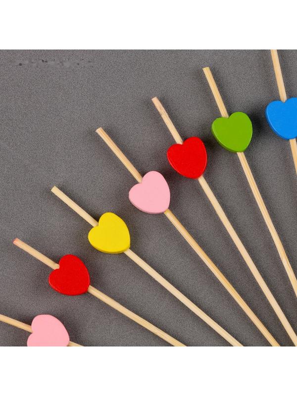 Шпажки «Сердца», в наборе 12 шт.