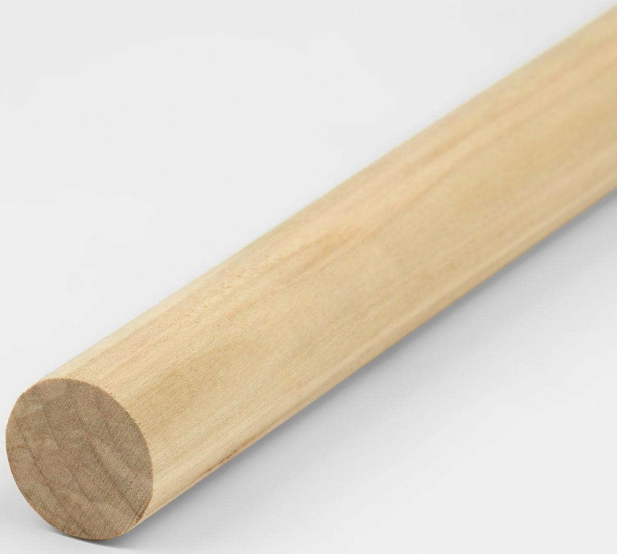 Палка-основа для макраме деревянная, без покрытия, d = 2,2 × 50 см